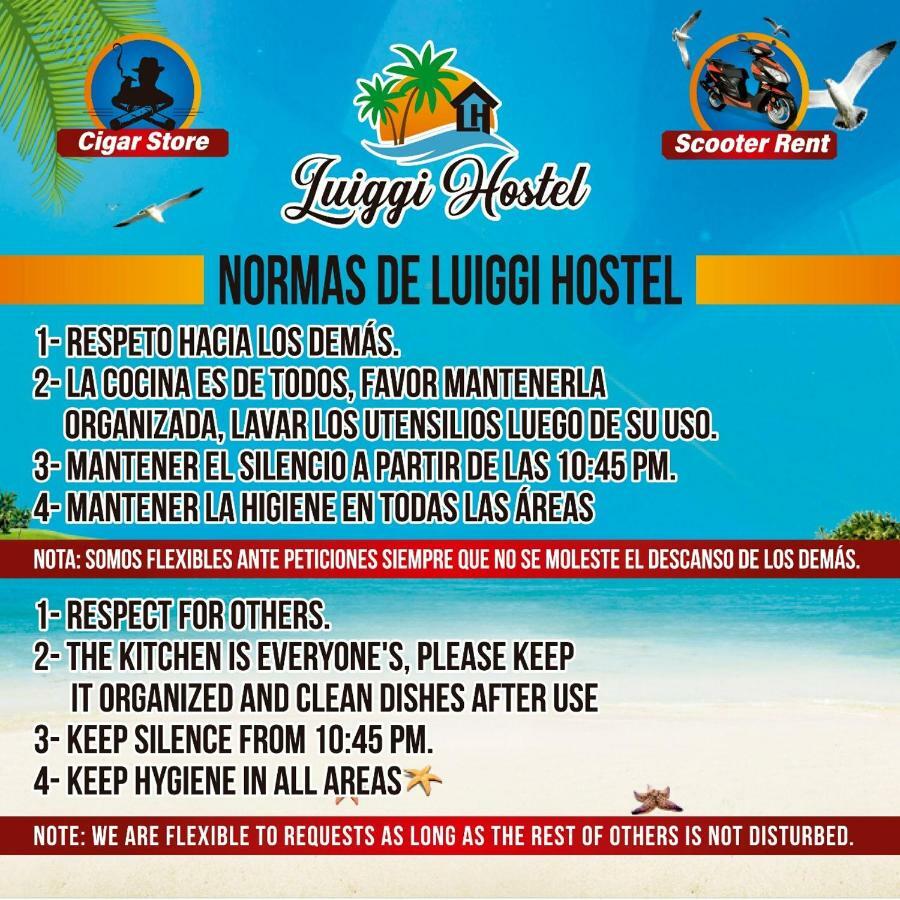 Luiggi Hostel Las Terrenas Exterior foto